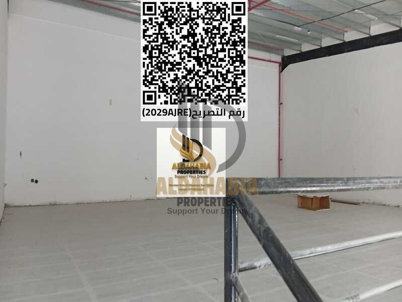 Annual warehouse for rent in Al Jurf Industrial Area 2 Ajman with a practical location suitable for various commercial and industrial activities