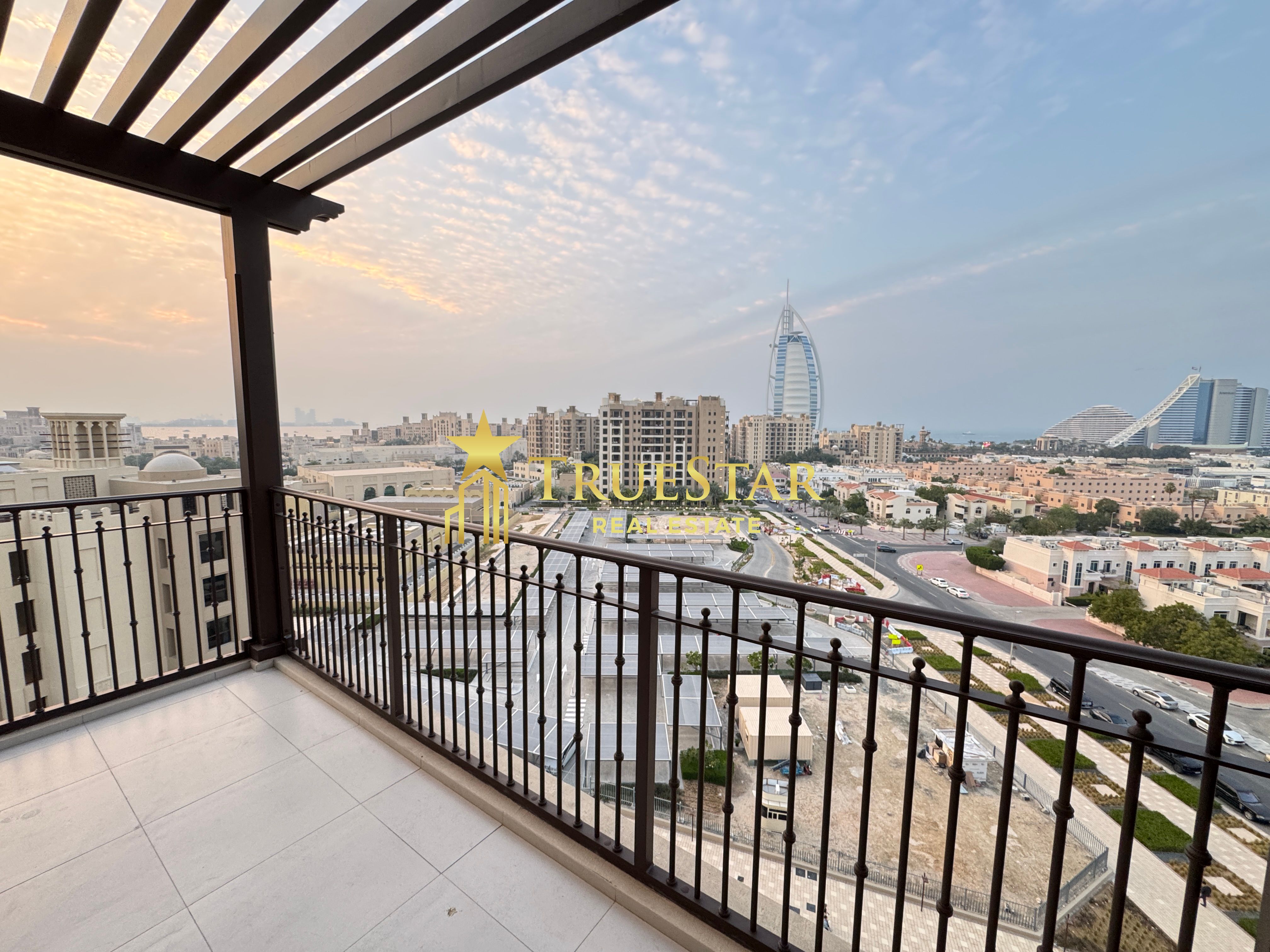 BRAND NEW 4BR MAIDS FULL SEA & BURJ AL ARAB VIEW SHARED POOL GYM