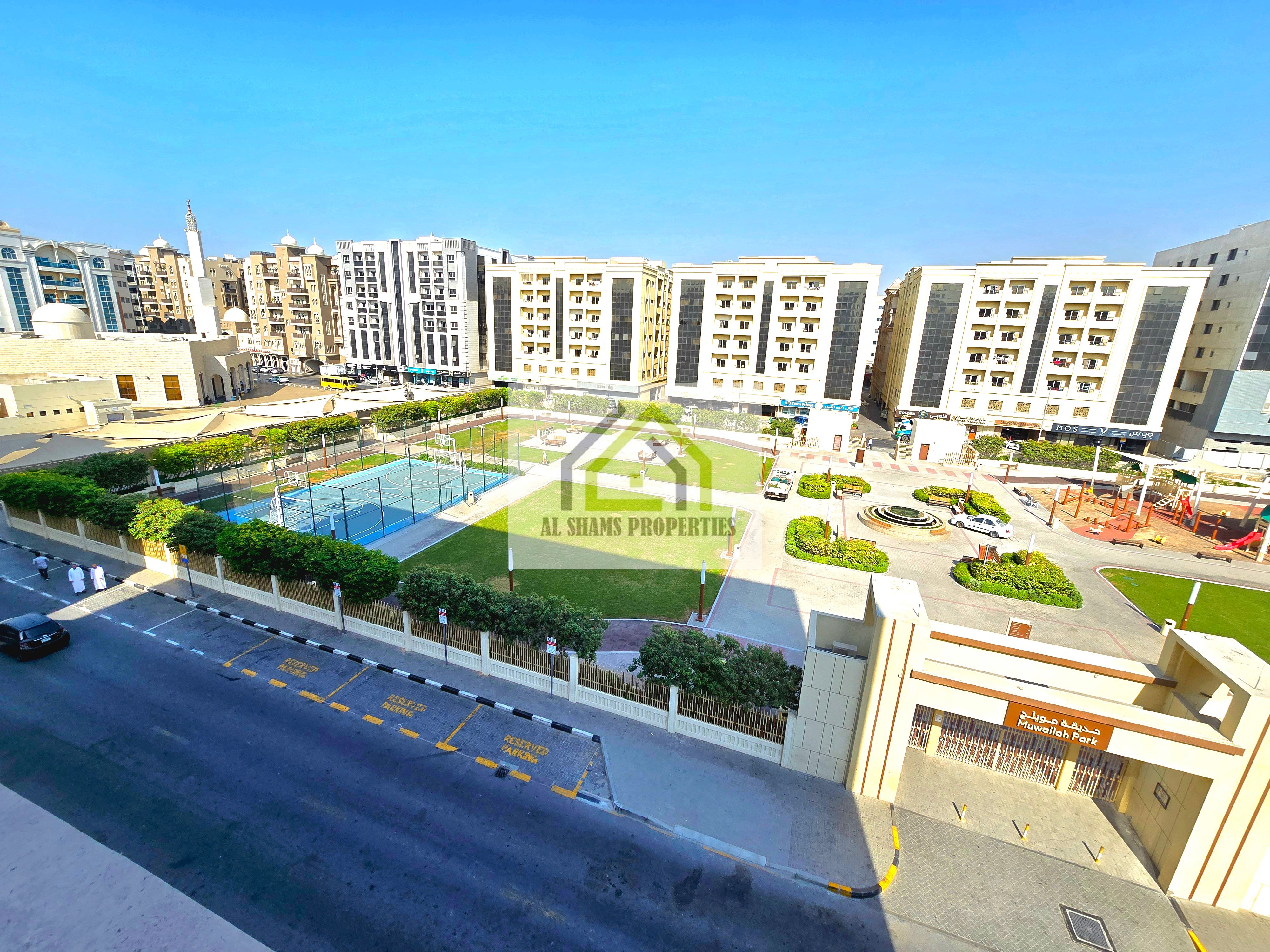 Open view Spacious 2BR Available with balcony gym close to All supermarkets