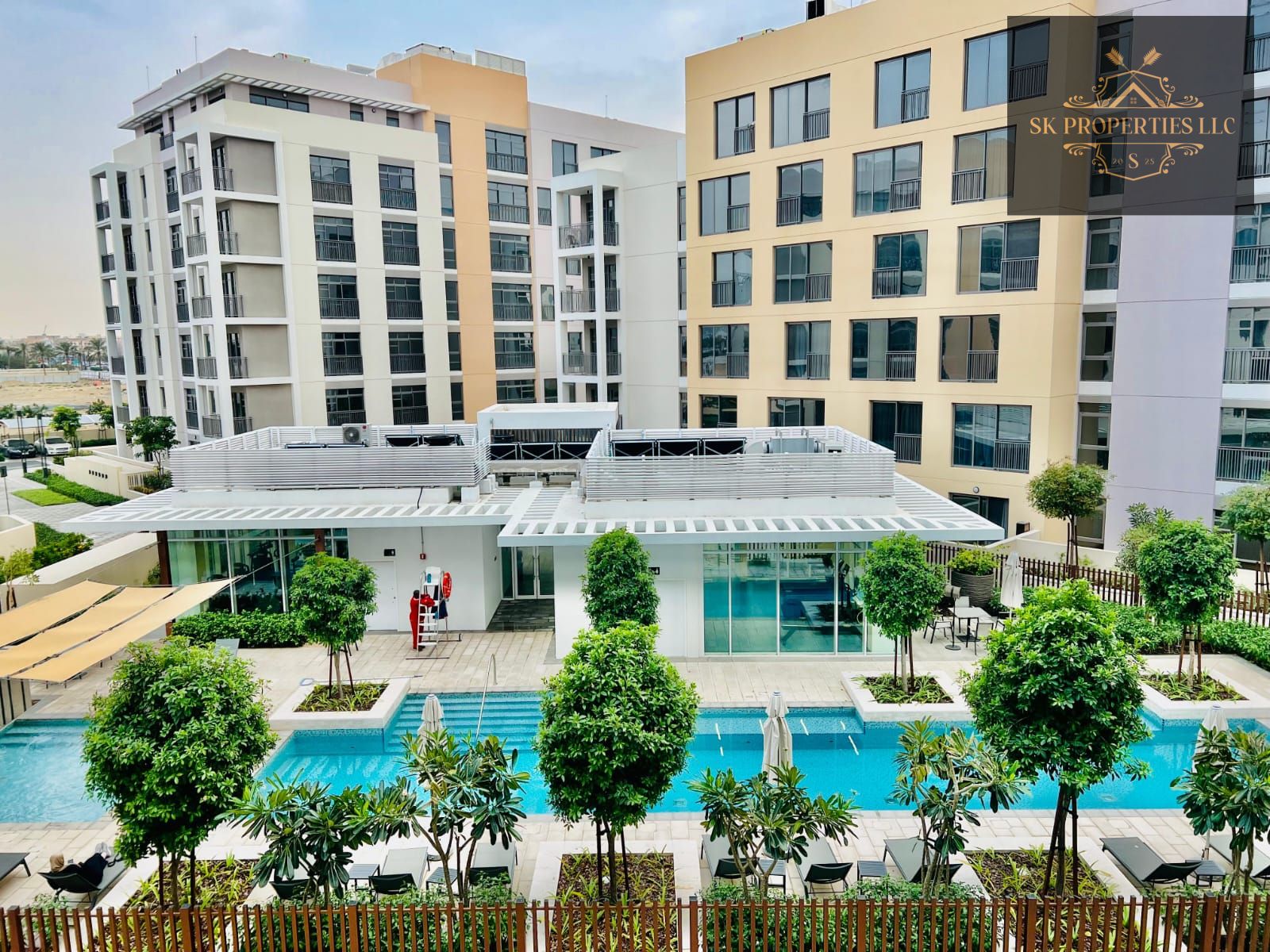Spacious Unfurnished 2 BHK Apartment with Pool View for Sale | 1,200 Sqft | Prime Community Living | Zahour 5, Uptown Al Zahia – Sharjah