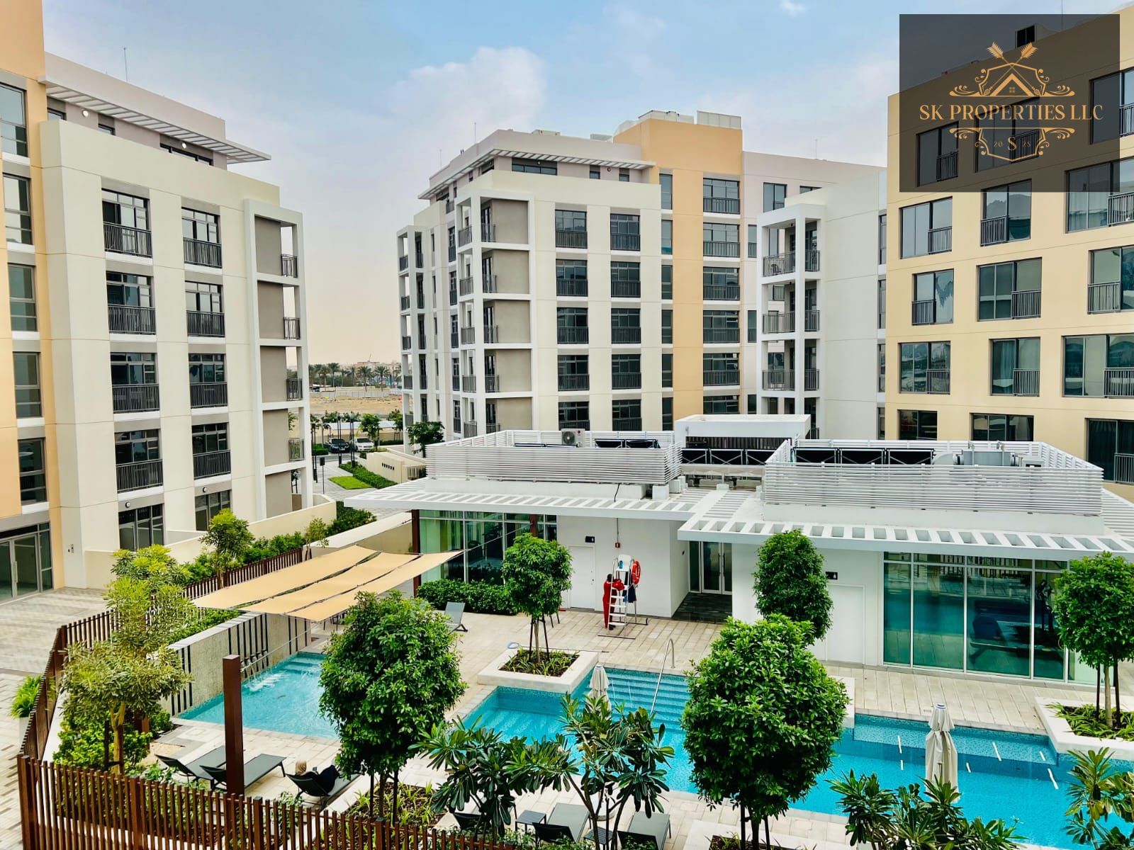 Spacious Unfurnished 2 BHK Apartment with Pool View for Sale | 1,200 Sqft | Prime Community Living | Zahour 5, Uptown Al Zahia – Sharjah