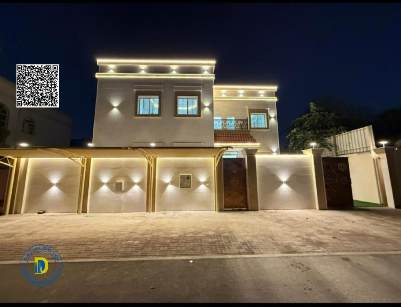 Enjoy luxury villa Al Rawda 3, Ajman. 5 bedrooms, and includes electricity, water, and AC. Freehold , and bank financing .