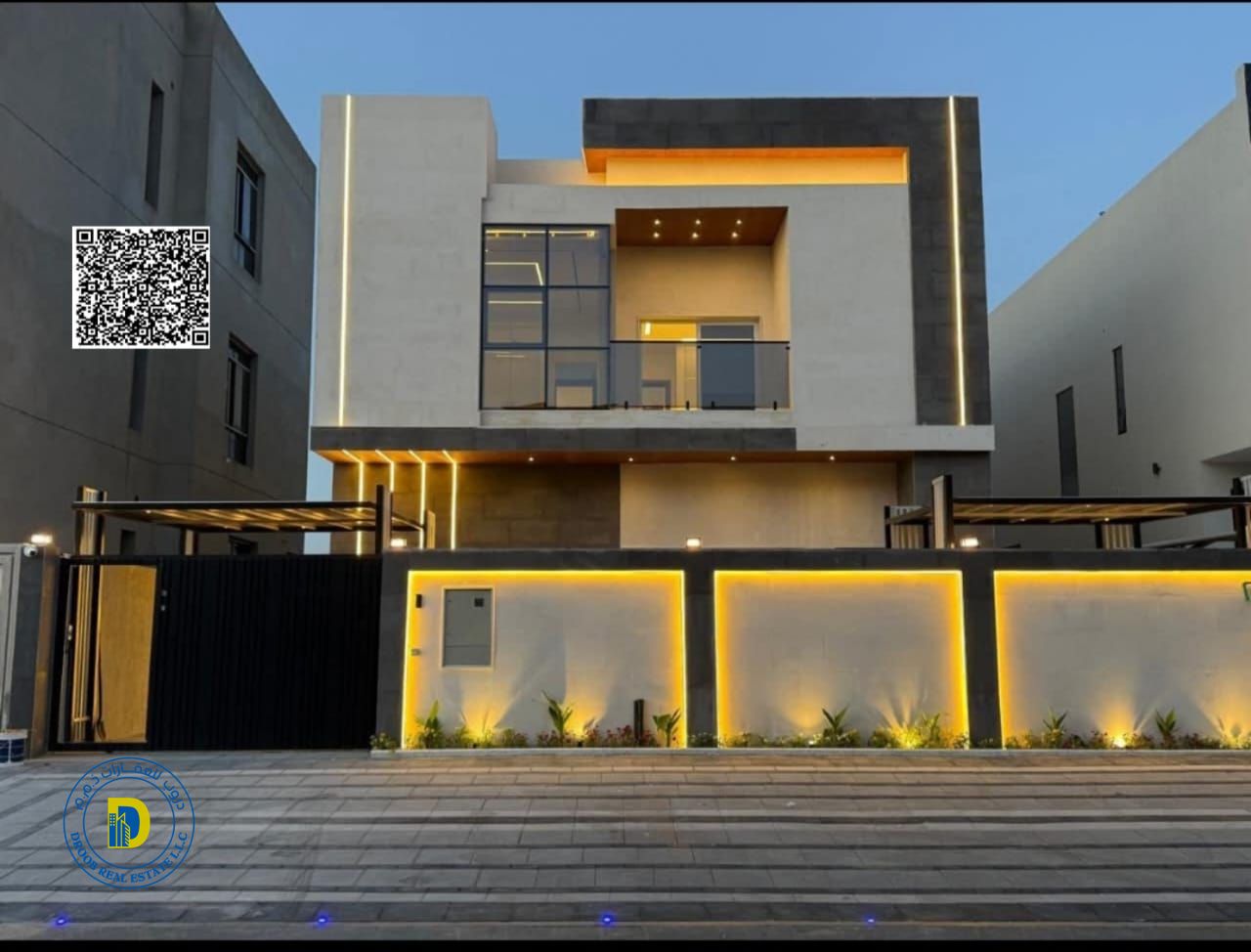 Enjoy luxury in a modern 4-bedroom villa, including registration fees, in the Al-Haliou 2 area, freehold , and bank financing.
