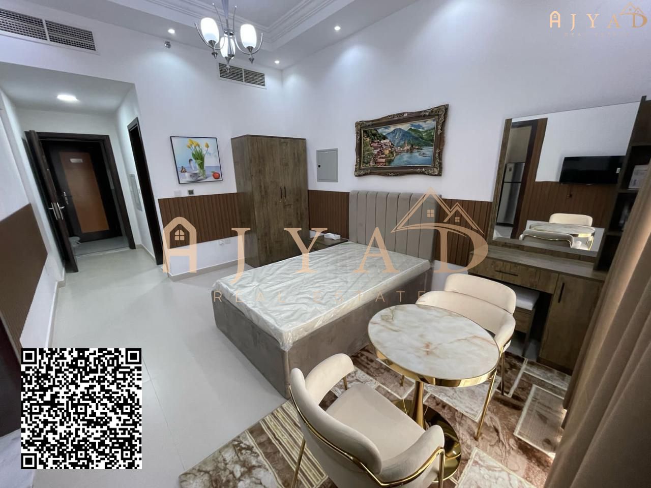 Studio Apartment for Sale with Balcony in Princess Village, Al Yasmeen