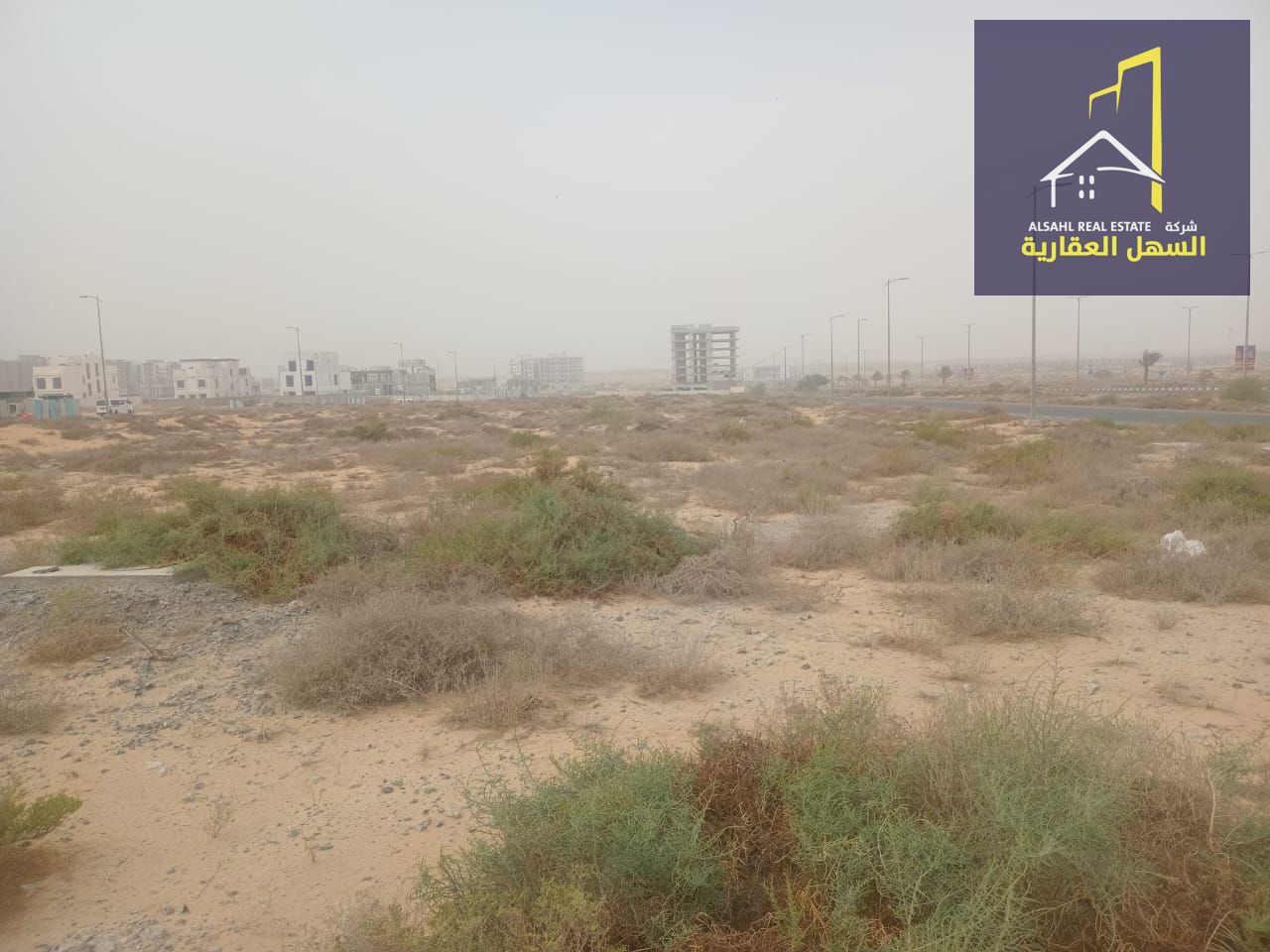 For Sale – Residential & Commercial Plot in Tilal Area, Sharjah Prime location on a 24-meter main road + 6-meter service lane Plot Area: 8,073 sq ft