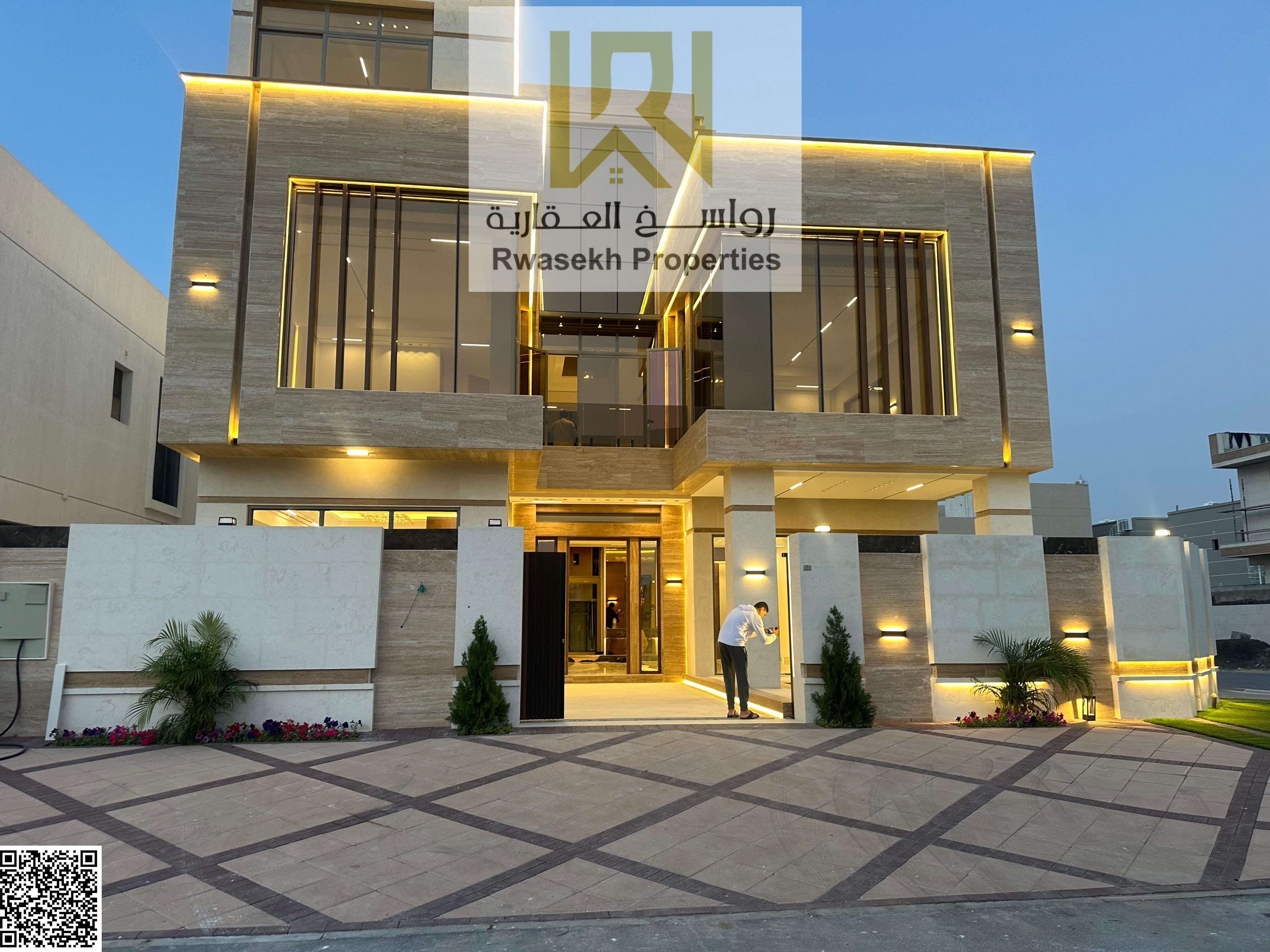 Luxury Corner Villa for Sale in Al Yasmeen, Ajman – 7 Master Bedrooms, Private Pool & Modern Design