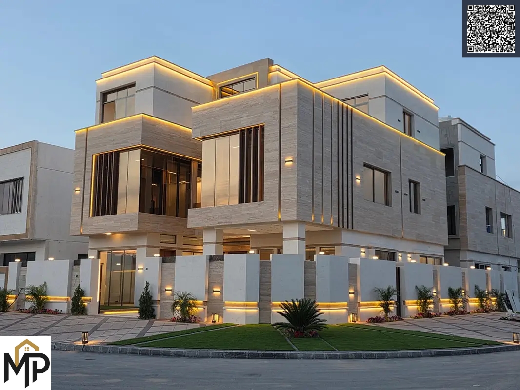 Luxurious, fully-serviced, modern villa with 7 bedrooms | Private pool and elevator | Prime location in Al Yasmin