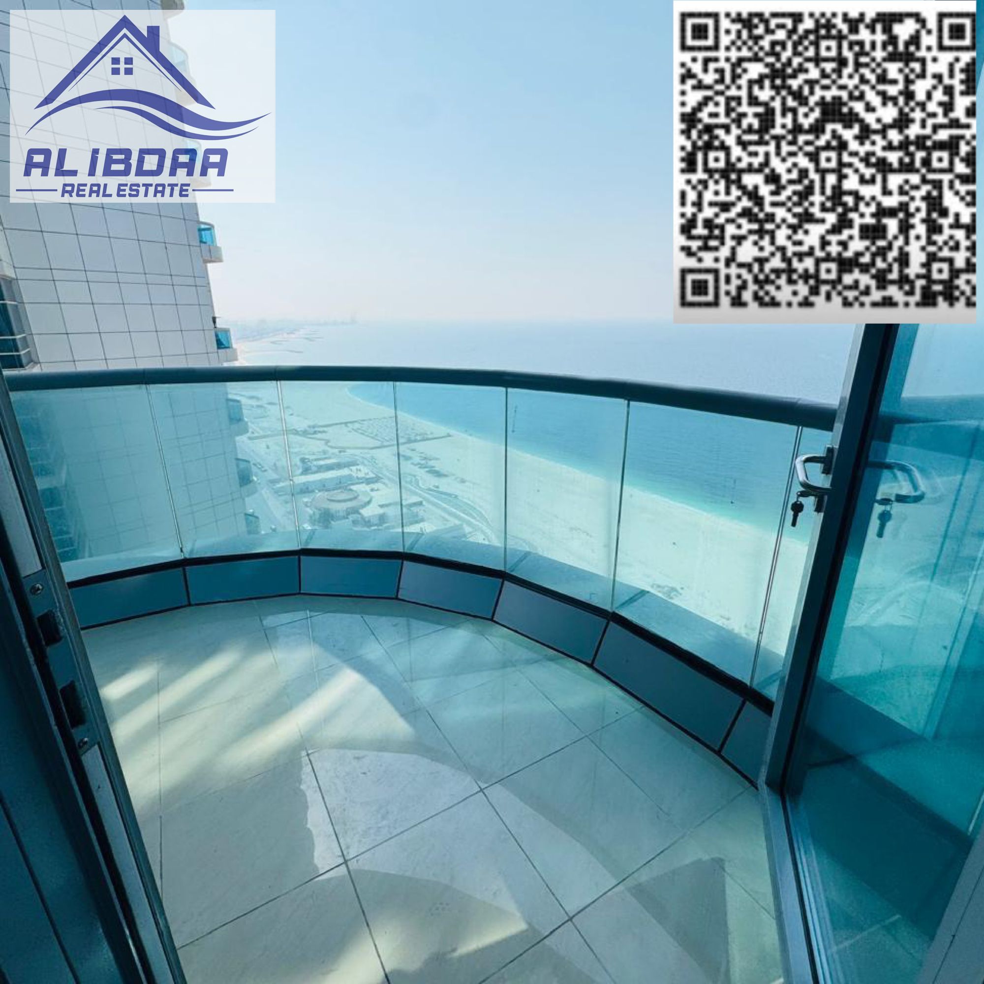 2 Bedroom + Living Room | Resale Ajman Corniche Residences (ACR) Full Sea & City View