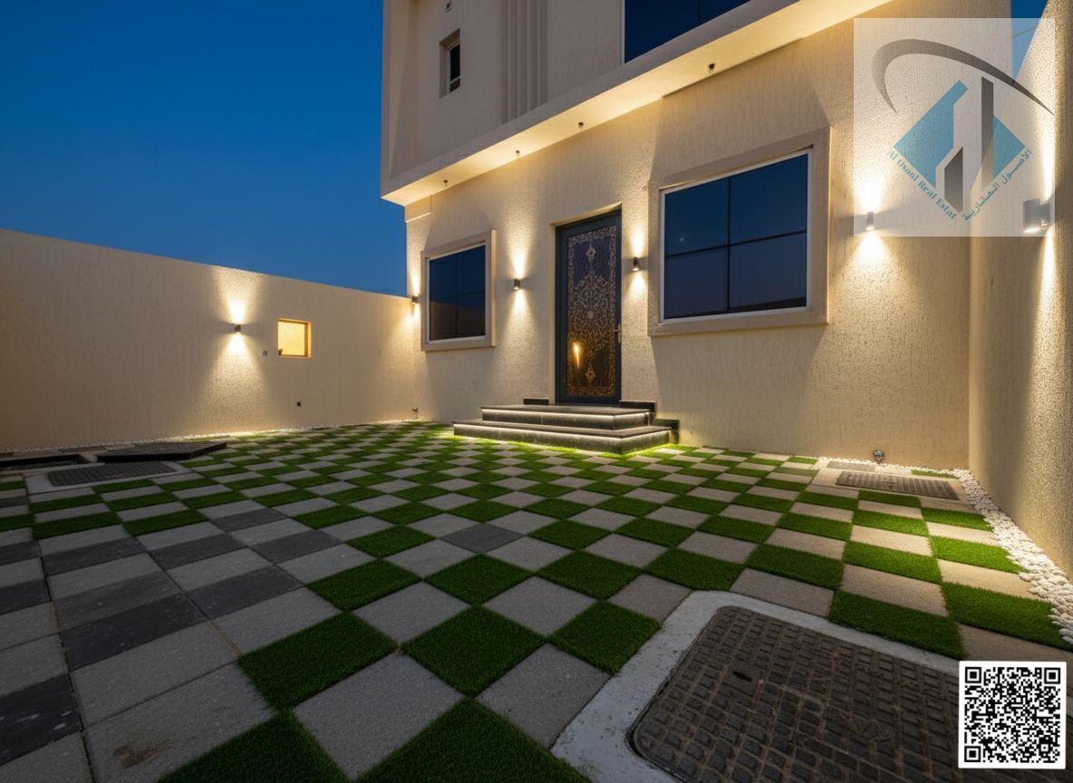 Villa for sale directly from the owner at a bargain price and without a down payment. A modern villa near the mosque, one of the most luxurious villas