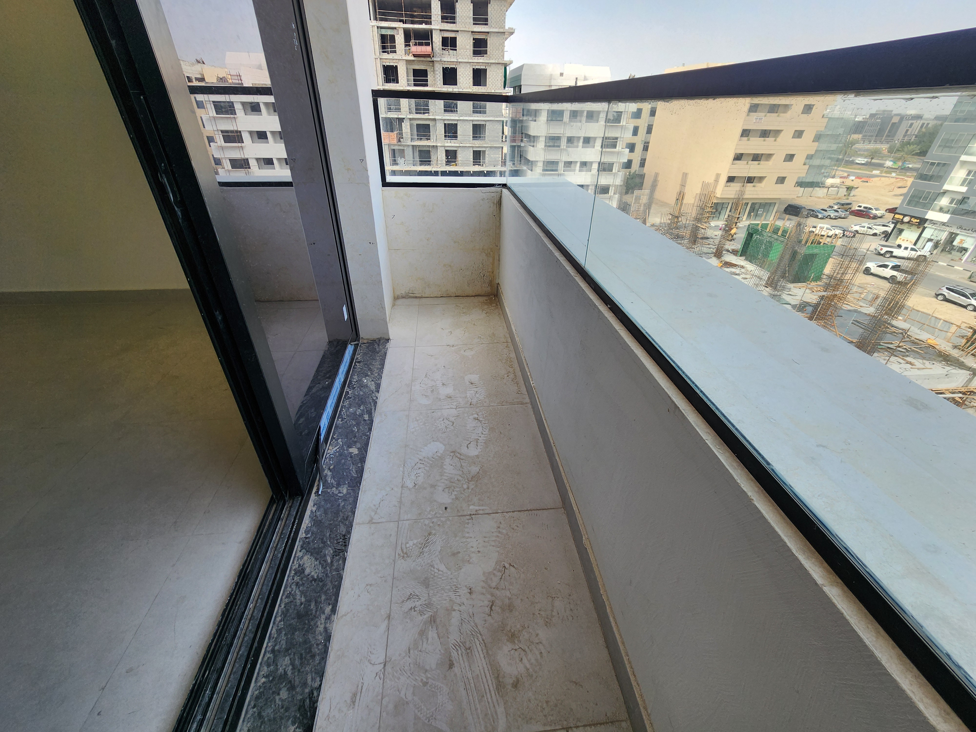Brand new 1bhk with balcony and 2 bath near air port road