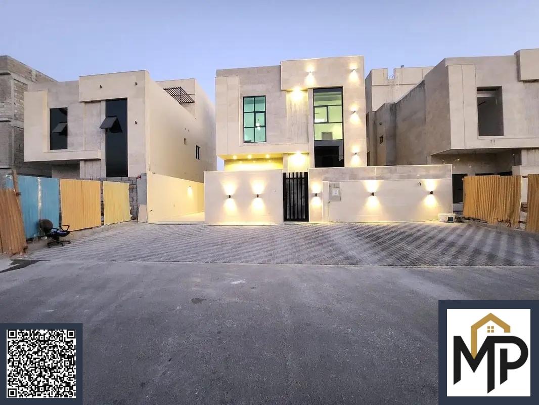 Luxury 6-bedroom villa with roof terrace for sale in Al Amerah, Ajman.