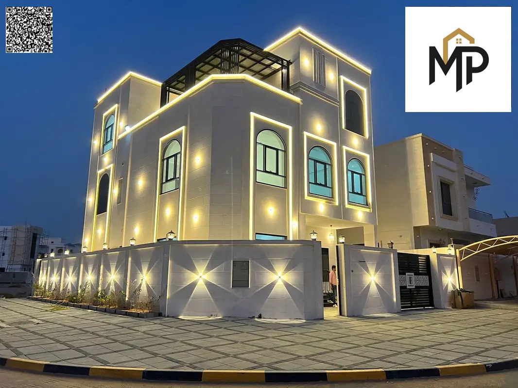 For lovers of luxury and spaciousness! The dream villa in Al Amiriya area – Ajman, with high-end personalized finishing, unparalleled spaces, a corner