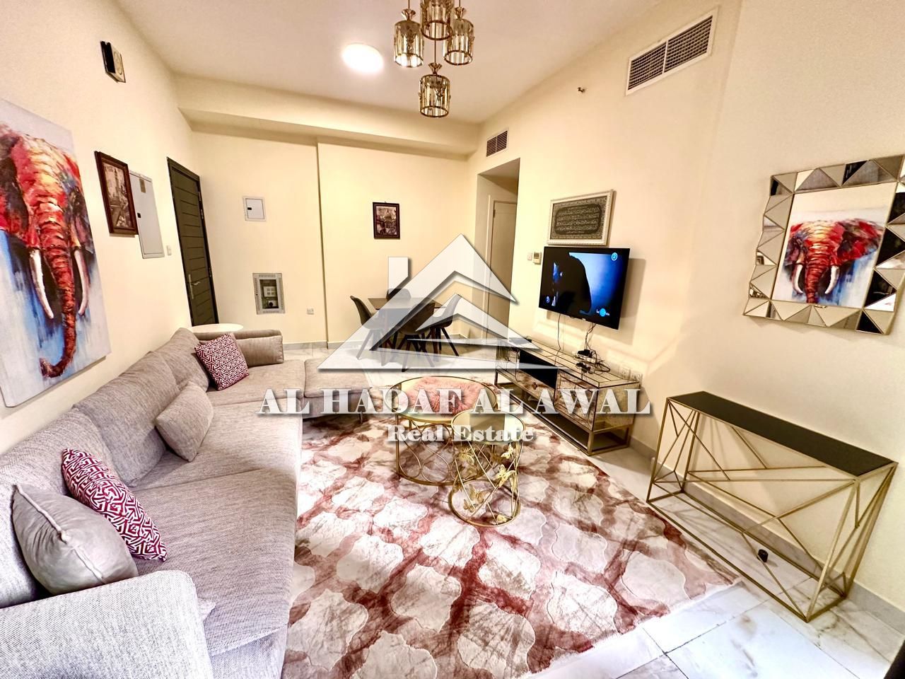 For monthly rent, a room and a hall in Al Majaz3 area with free internet