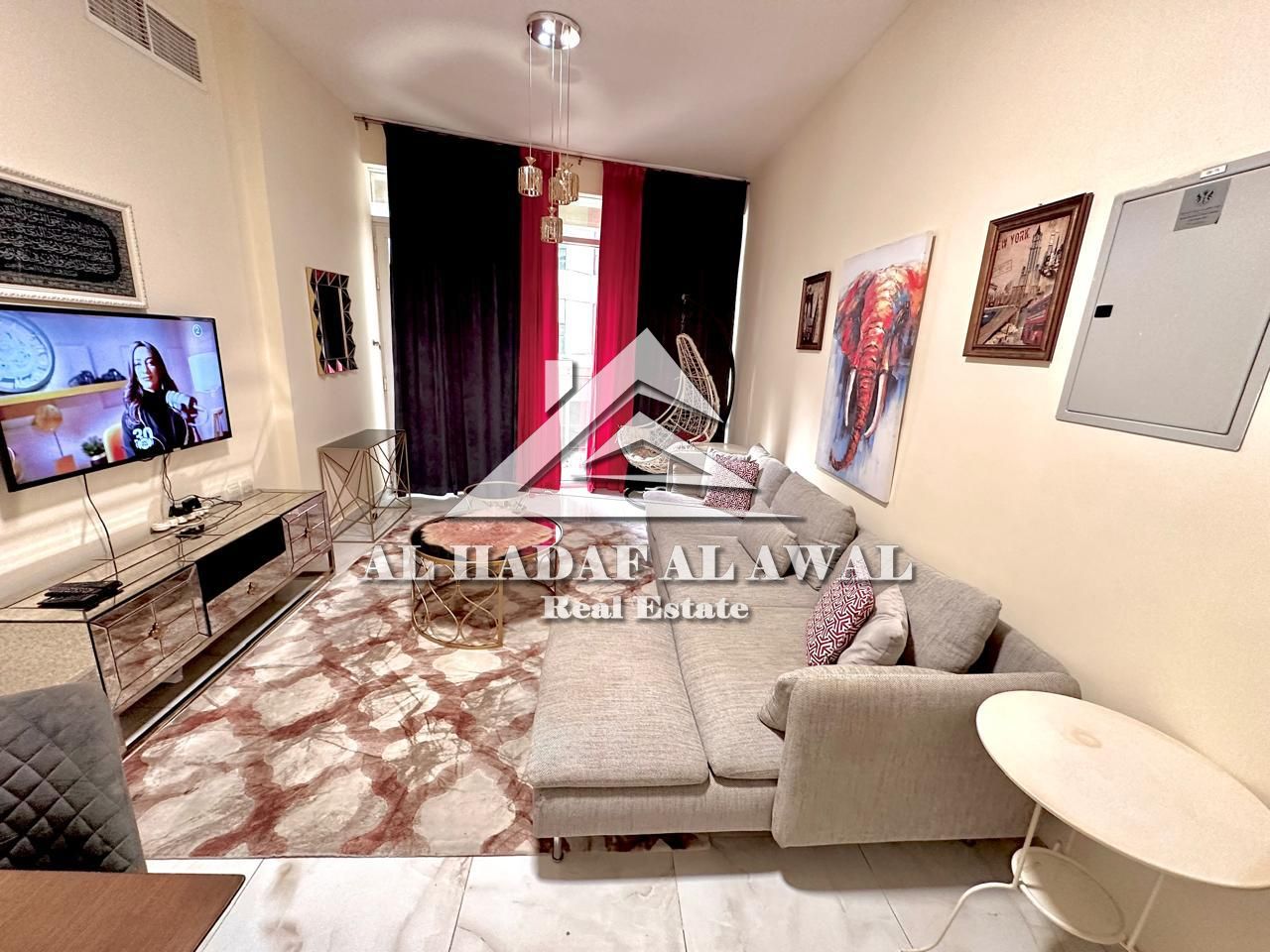 For monthly rent in Al Qasbaa area, a room and a hall with free internet
