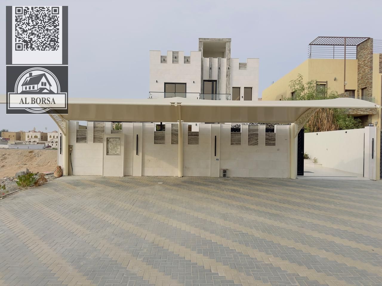 Villa for sale in Al Muwaihat 1, Ajman, 5 master bedrooms, majlis, living room and maid's room