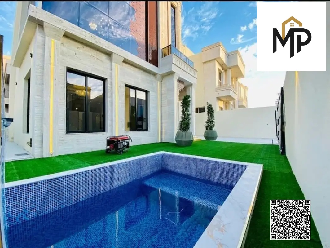 An opportunity to own a villa with a swimming pool, ready to move in, close to all services, with a luxurious design and very spacious areas.