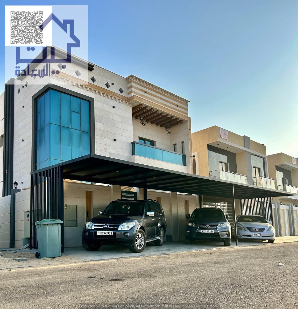 Villa for rent in Al Yasmeen, Ajman, fully furnished, high-quality finishing, spacious layout, central air conditioning, prime location close to servi