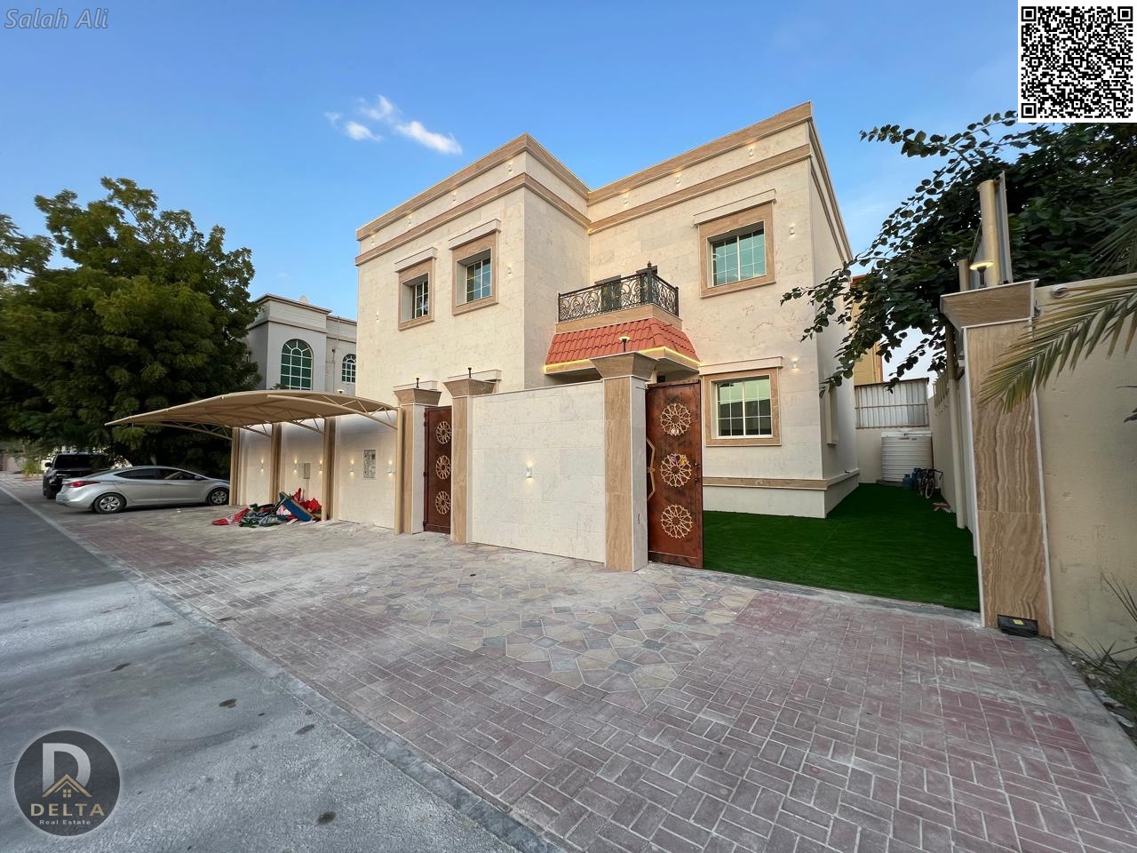 For Sale - Villa in Al Rawda 3 - Ajman. A fantastic opportunity to own a villa in a prime location near Sheikh Ammar Street. Price includes electricit