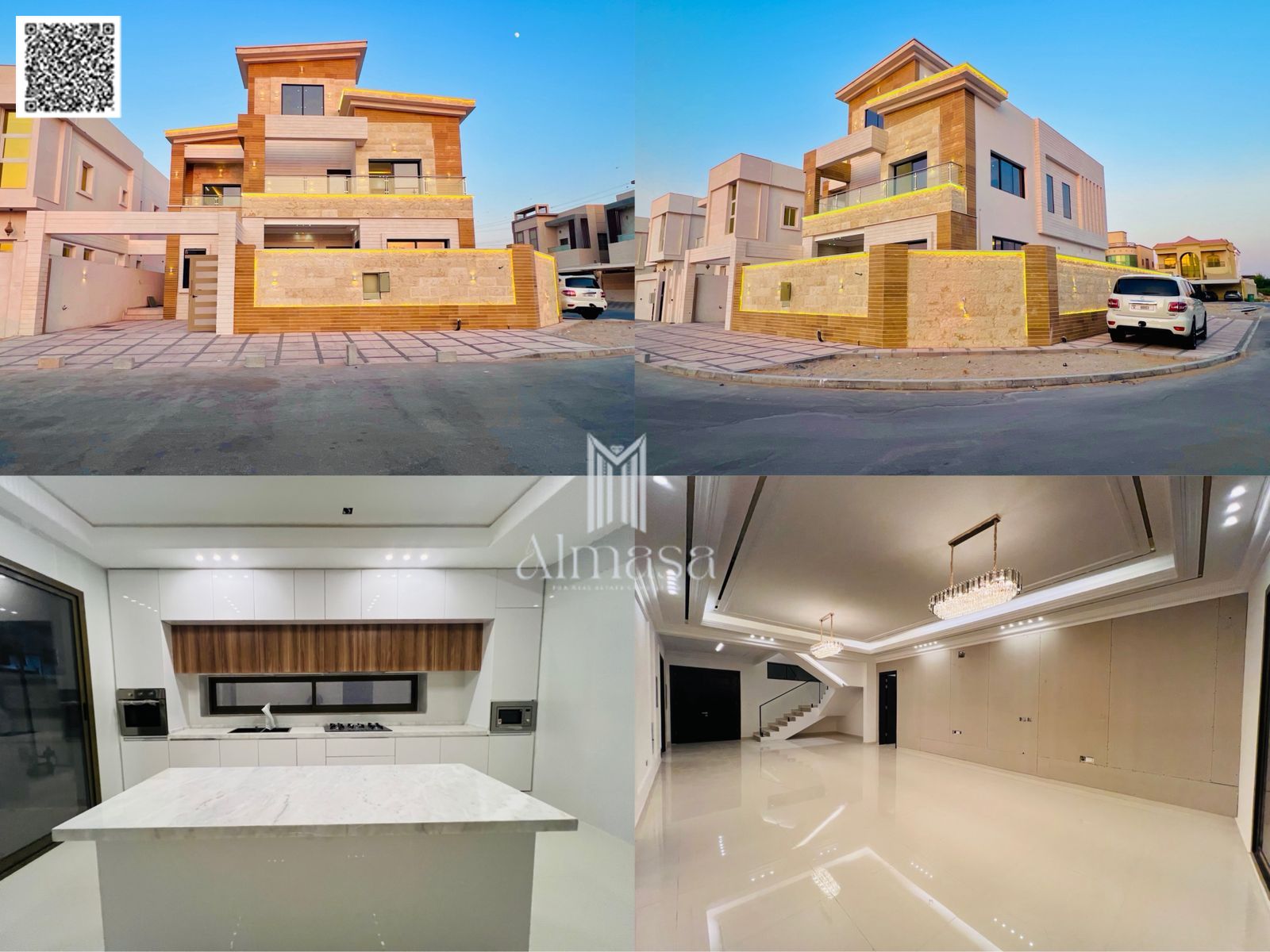 A luxurious corner villa in Al Yasmin, Ajman. Elegant design and high-quality finishes make it the perfect dream home for the family!"