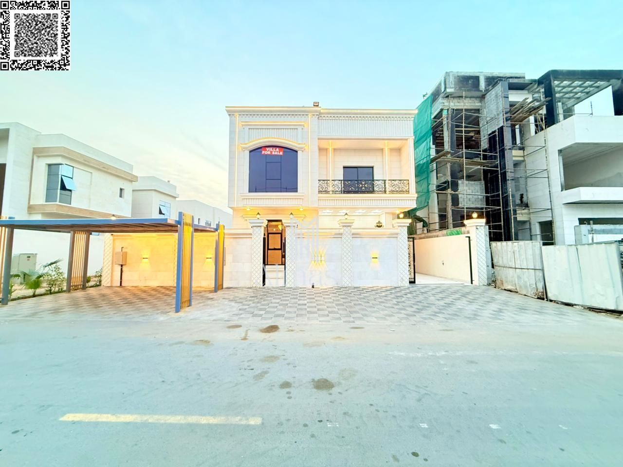 A luxurious, modern villa with high-end finishes. The price includes everything: electricity, water, air conditioning, and registration fees.