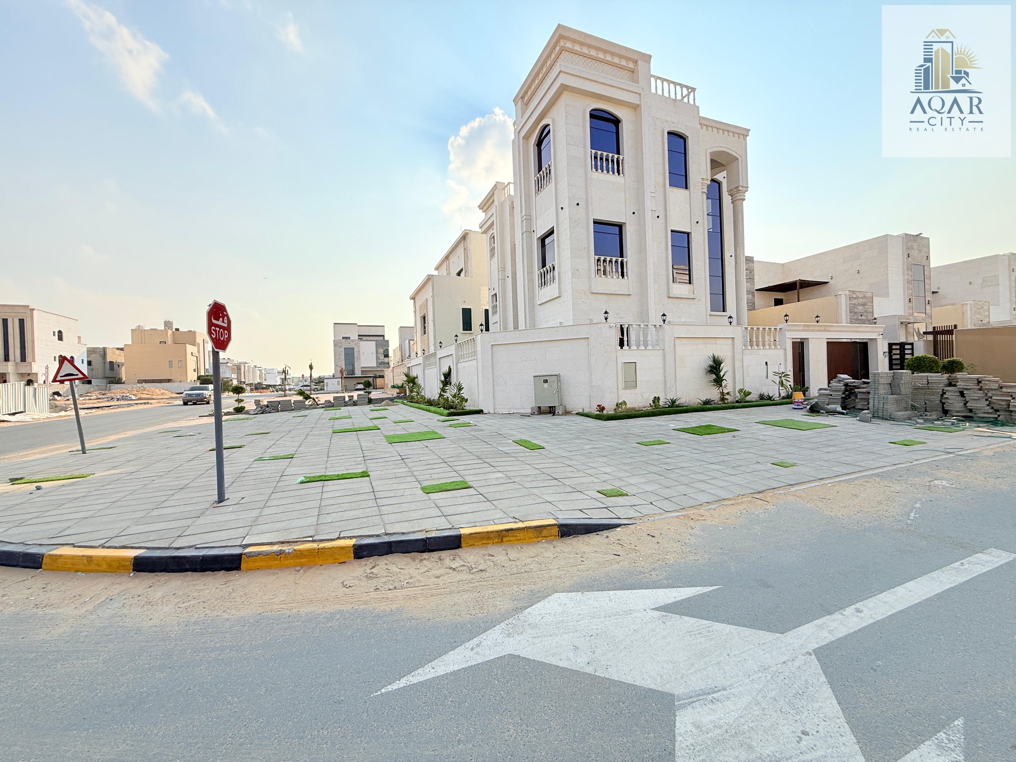 1 Corner Luxury Villa | 3 Floors | Registration Fees Included – Al Zahia