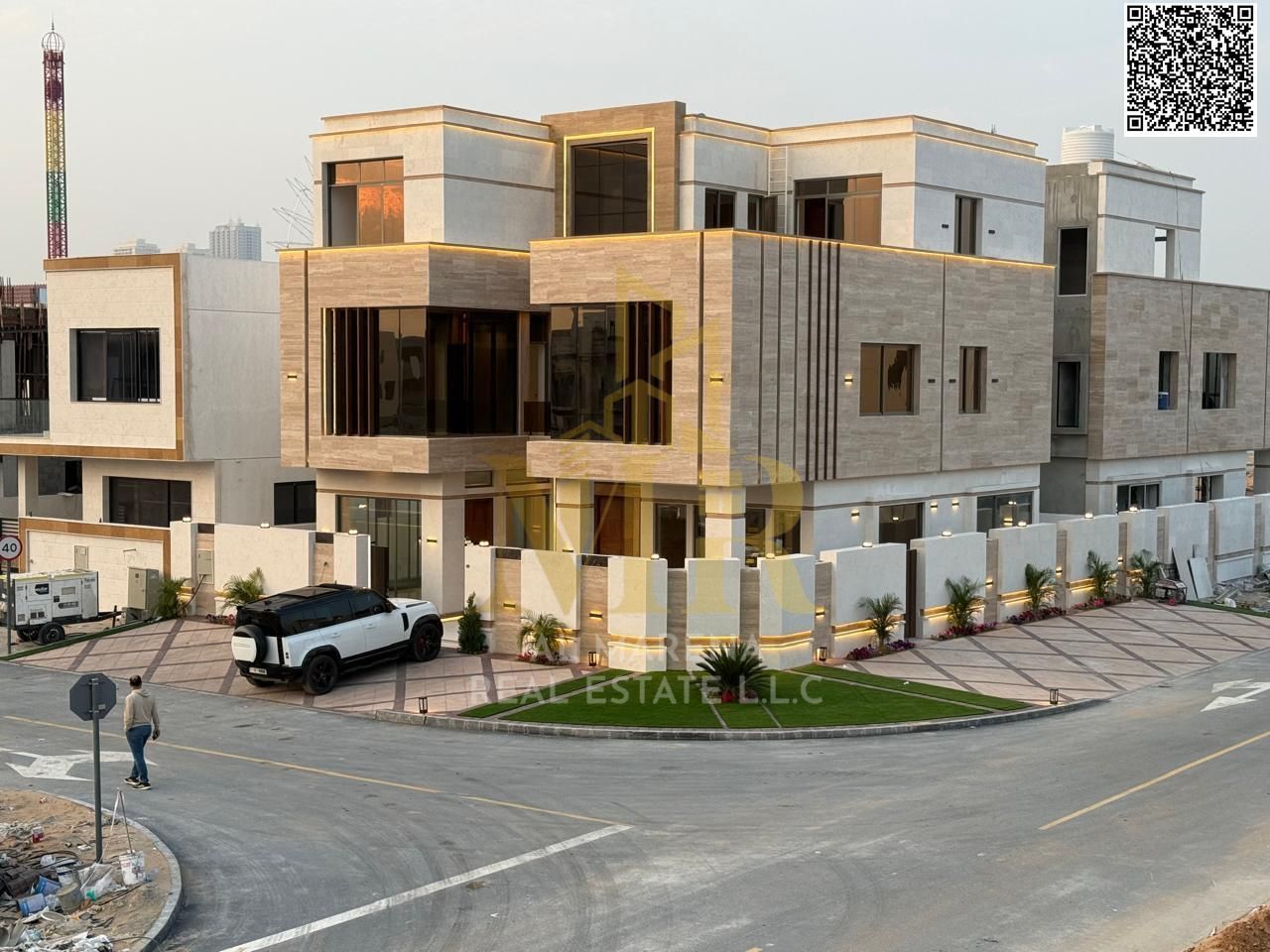 Luxury super deluxe villa for sale in Al Yasmeen area, Ajman, at a special price