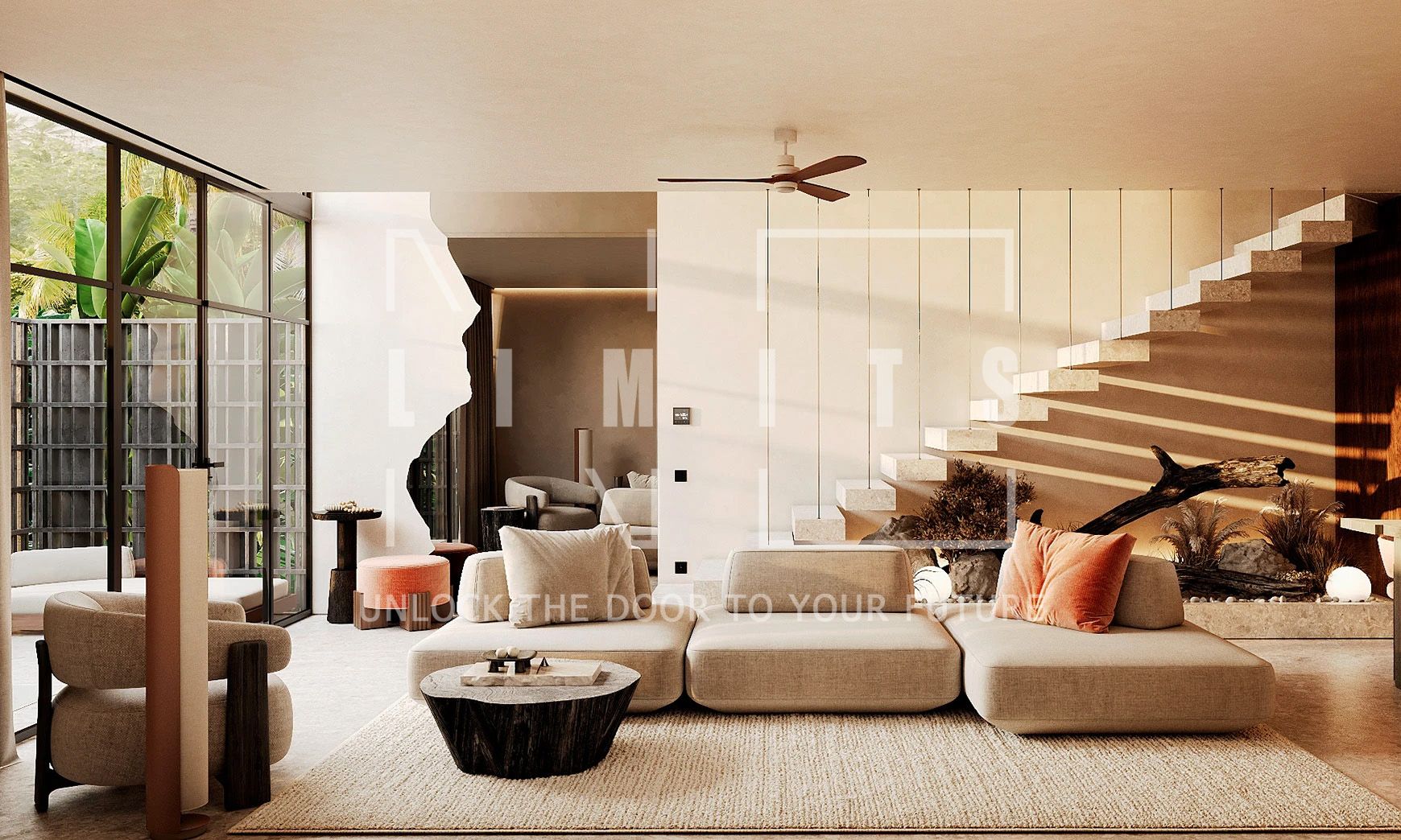 Modern Townhouse with Pool View | 40% Discount