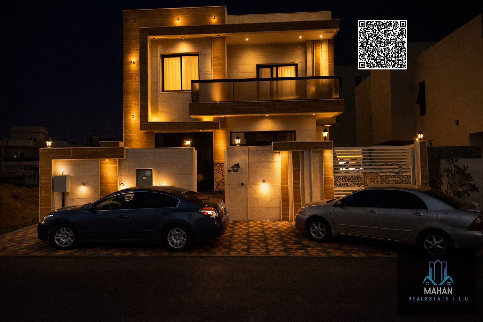 A luxurious villa for sale in Al Yasmeen – Ajman, located in one of the most prestigious and highly demanded residential areas, offering a calm environment with easy access to main roads and all essential facilities.