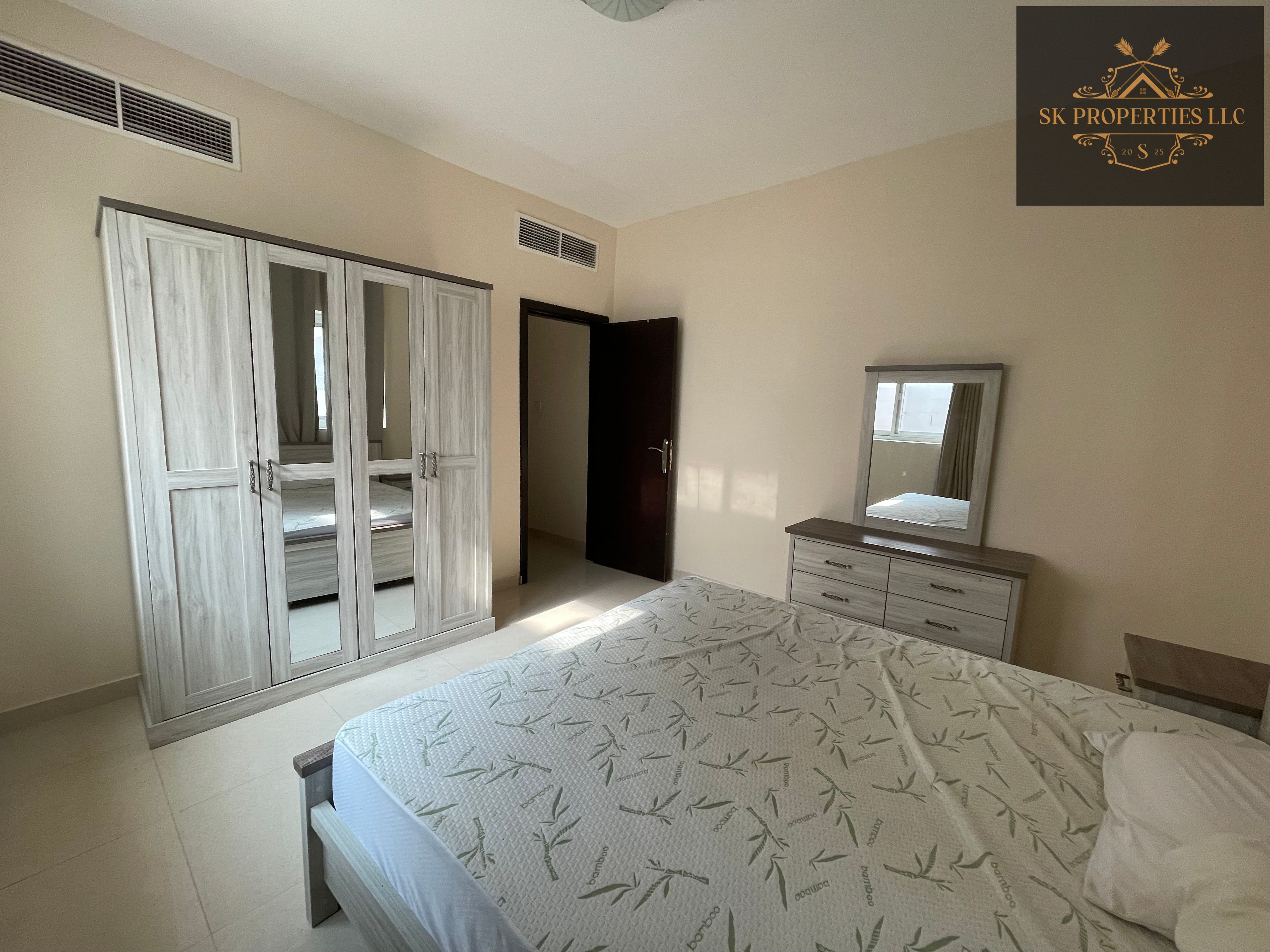 Modern luxury fully furnished 1 BHK prime location healthy family living environment fully equipped kitchen store open free parking