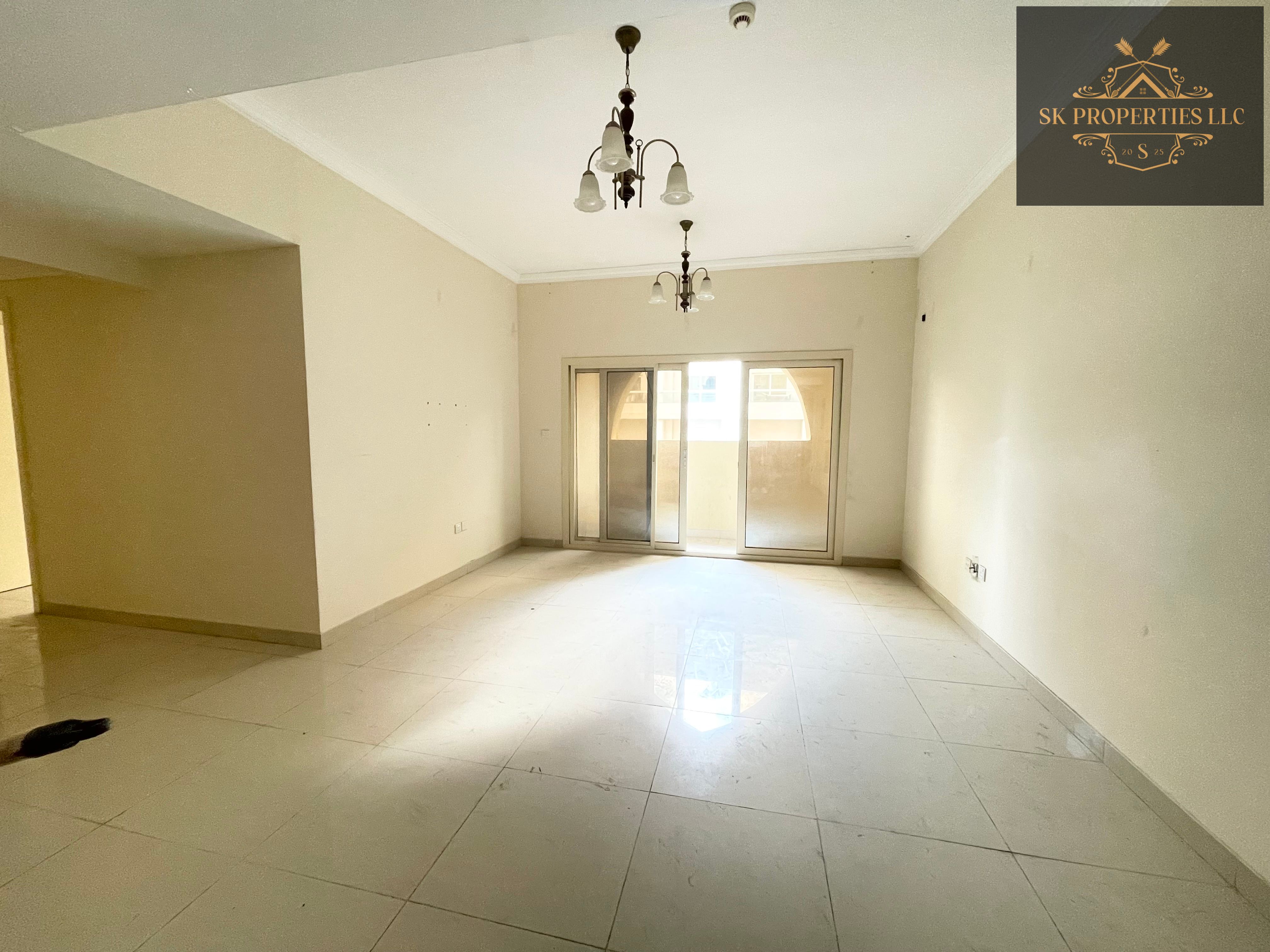 Modern luxury 3 bedroom Hall prime location family friendly living area balcony built in wardrobe modern bath master bedroom covered parking