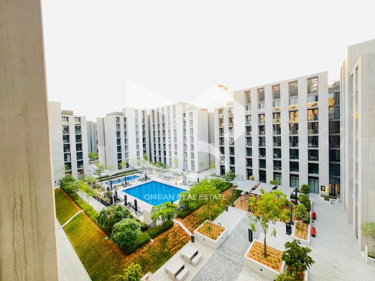 Live the luxury of details in an apartment with a pool view within the Aljada project by Arada | Sharjah
