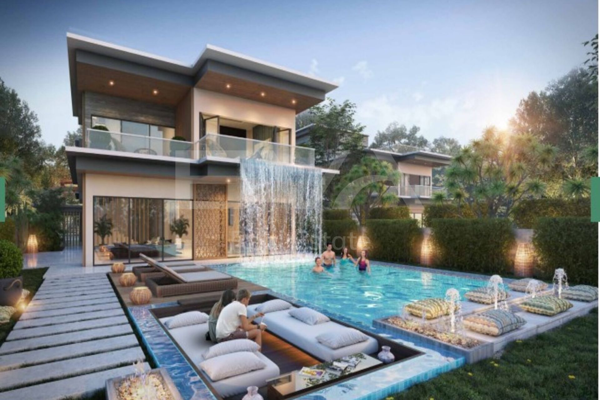 Lagoon and Park View | Private Pool | Large Plot
