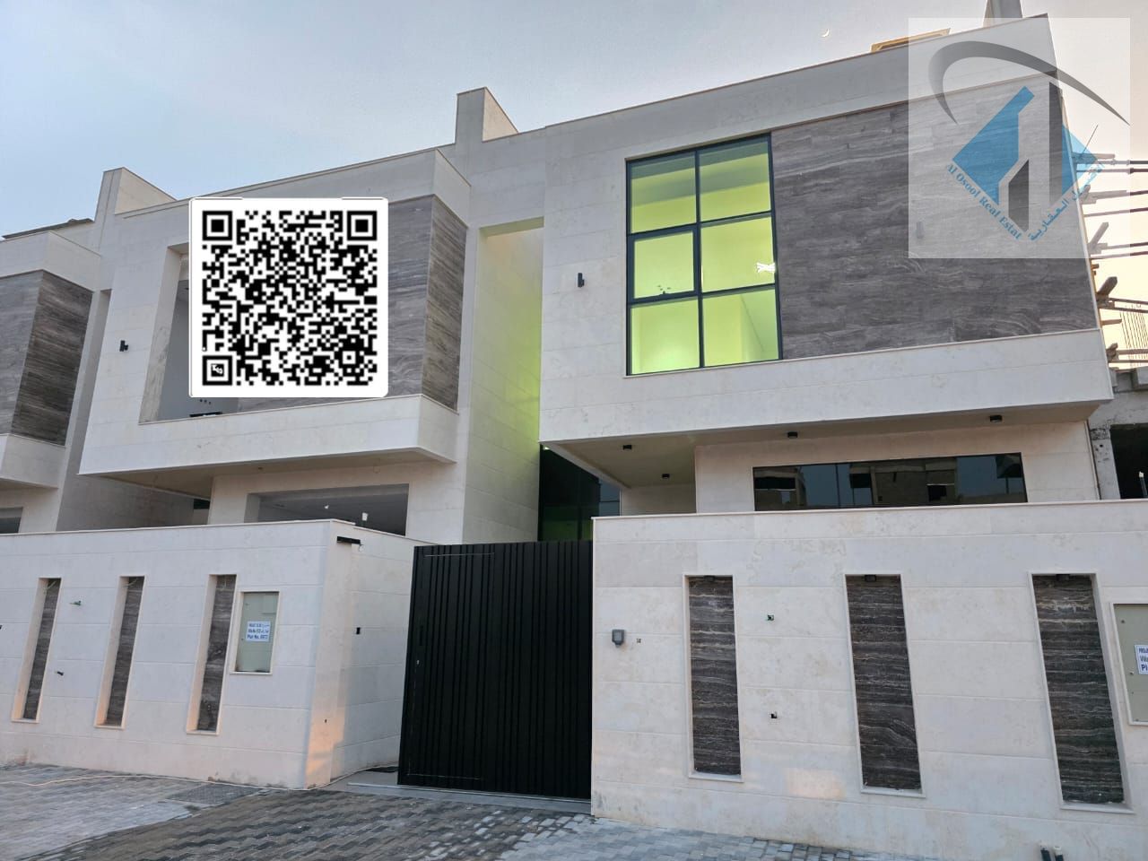 New luxury duplex villa for sale in Ajman The largest townhouse building area in Ajman