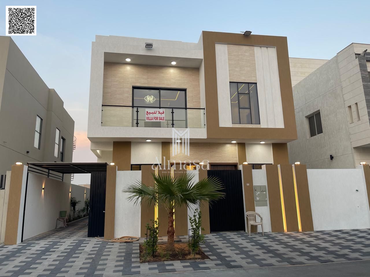 Elegant Villa for Sale in Al Zahya – Ajman | 6 Master Bedrooms + Maid’s Room + Rooftop | Built-up Area: 3,750 sq. ft | Price: