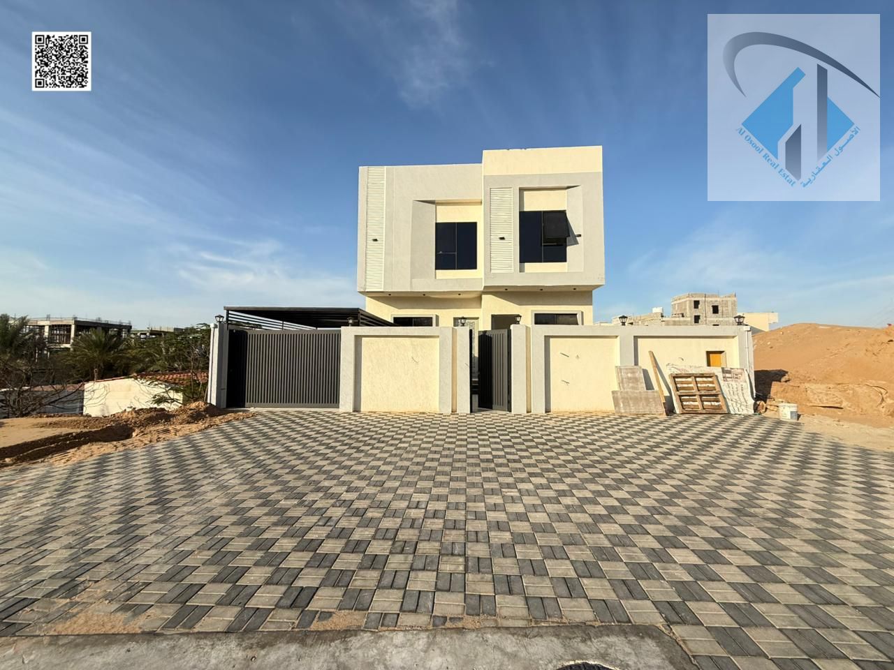 Villa for sale, including registration and ownership fees, no down payment, 100% bank financing.