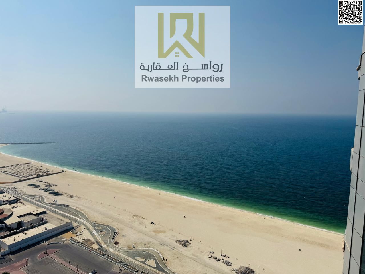 2 Bedroom Resale Apartment in Ajman Corniche Residence (ACR) with Full Sea & City View | Ready | Private Parking