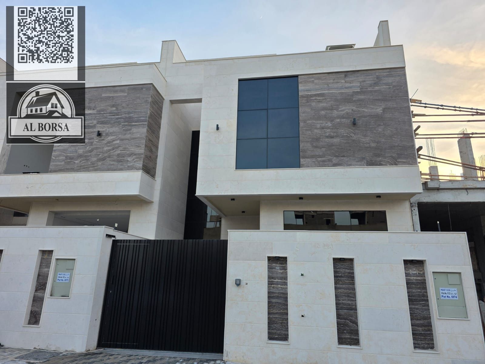 Townhouse for sale in Al Helio 2, Ajman: 5 master bedrooms, majlis, and living room with a modern design and luxurious finishes. Freehold ownership