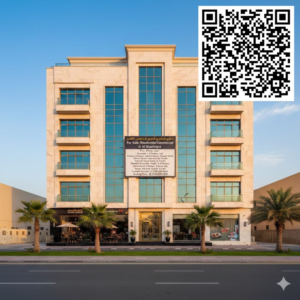 Building for Sale – Al Nuaimiya, Ajman A prime investment opportunity to own a mixed-use residential & commercial building in a strategic locatio