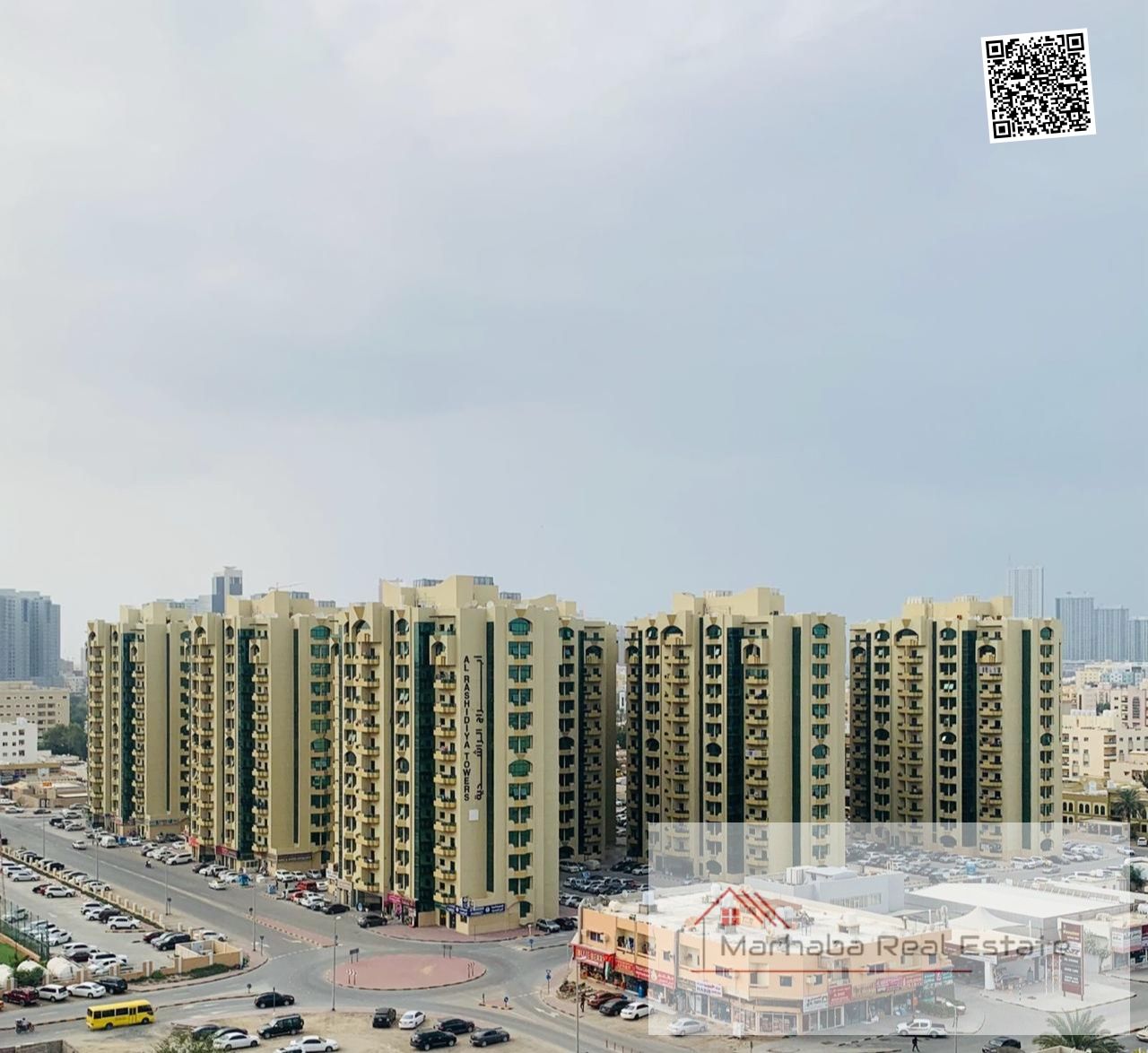 Modern & Bright 1BHK for Sale in Rashidiya Towers