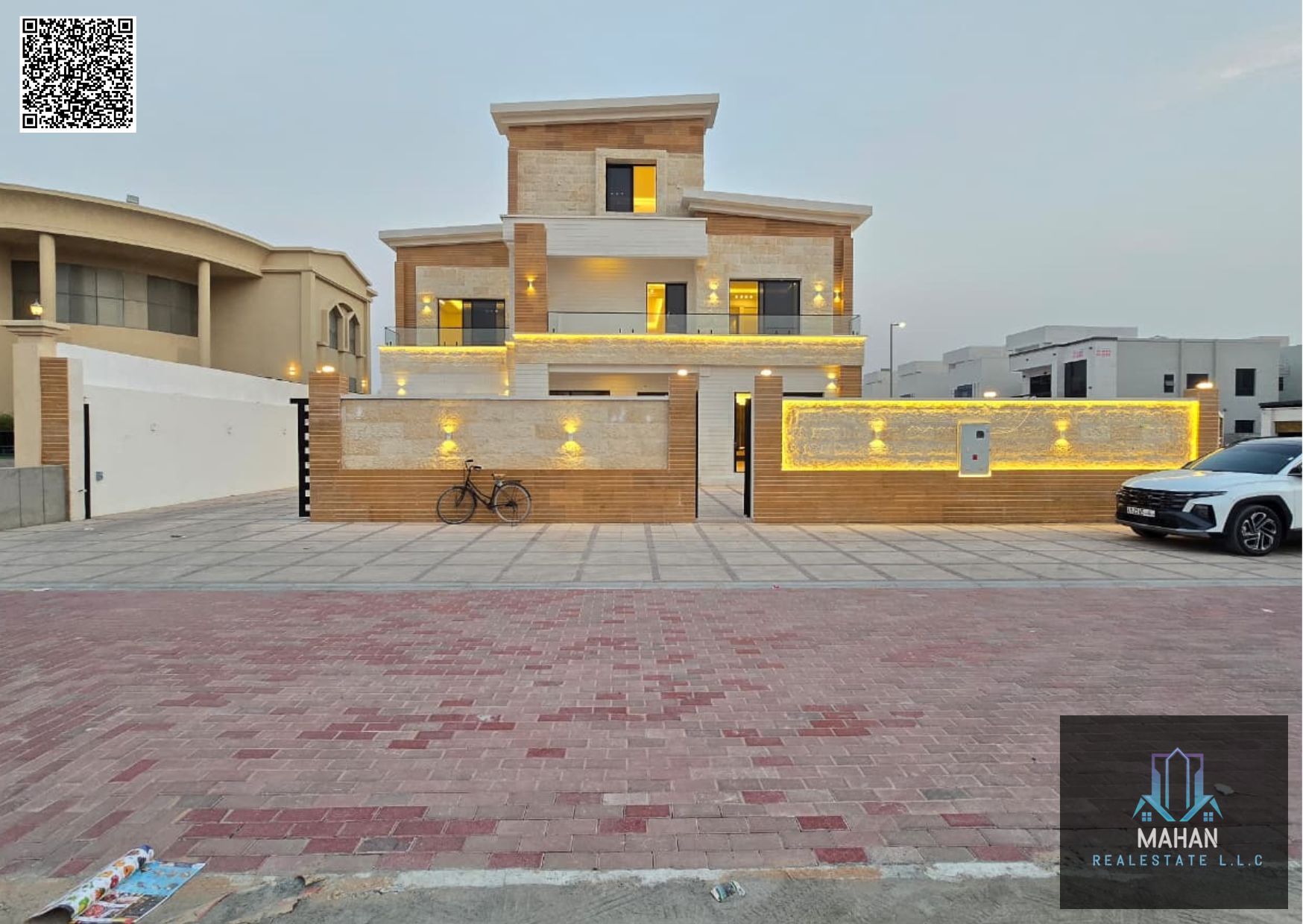 Luxury Modern Corner Villa for Sale in Al Yasmeen, Ajman – Prime Location on Main Road | Freehold For All Nationalities