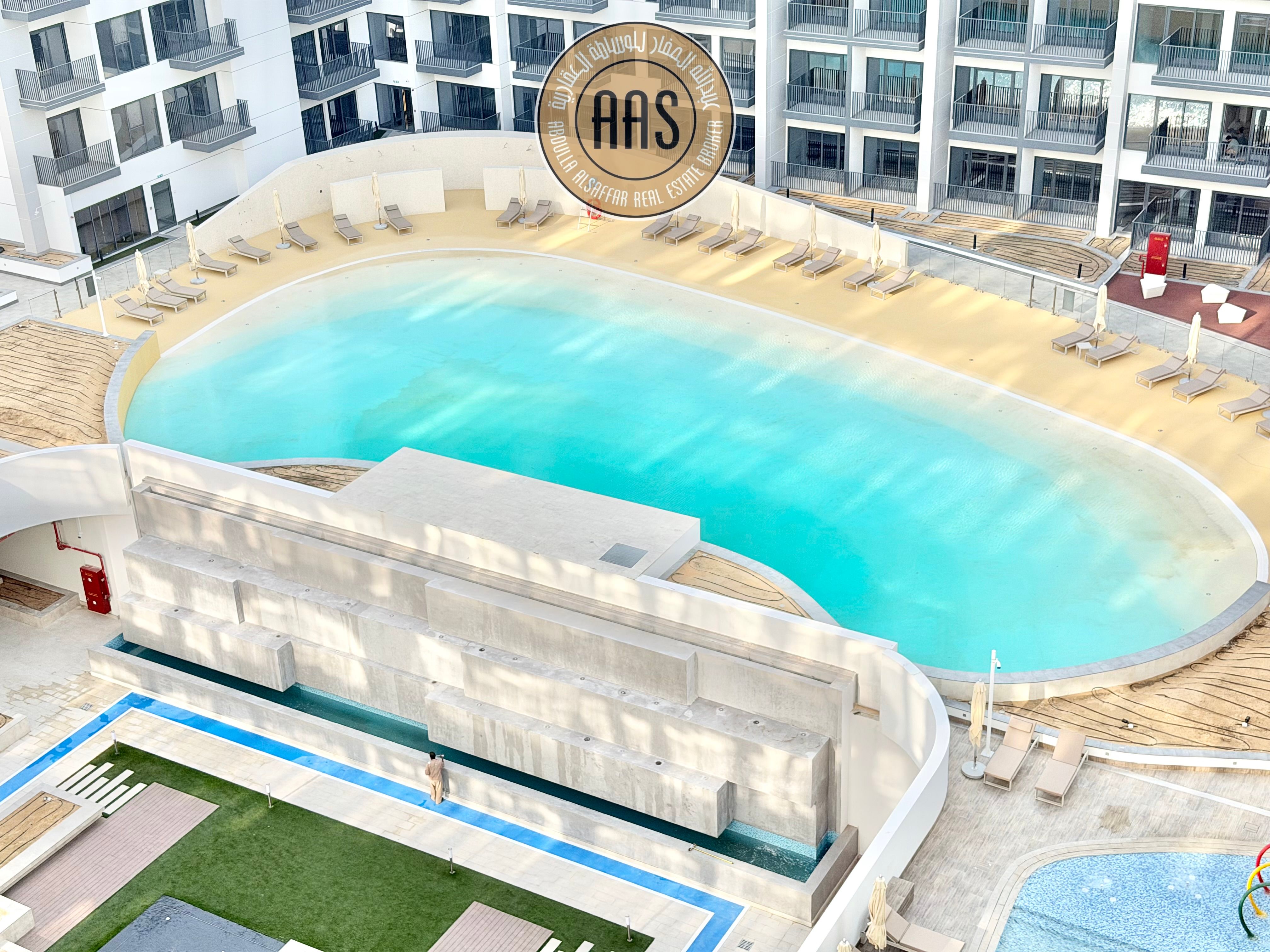 High End Finishing•Pool View Semi-Furnished Studio•Ready To Move•4 Cheques