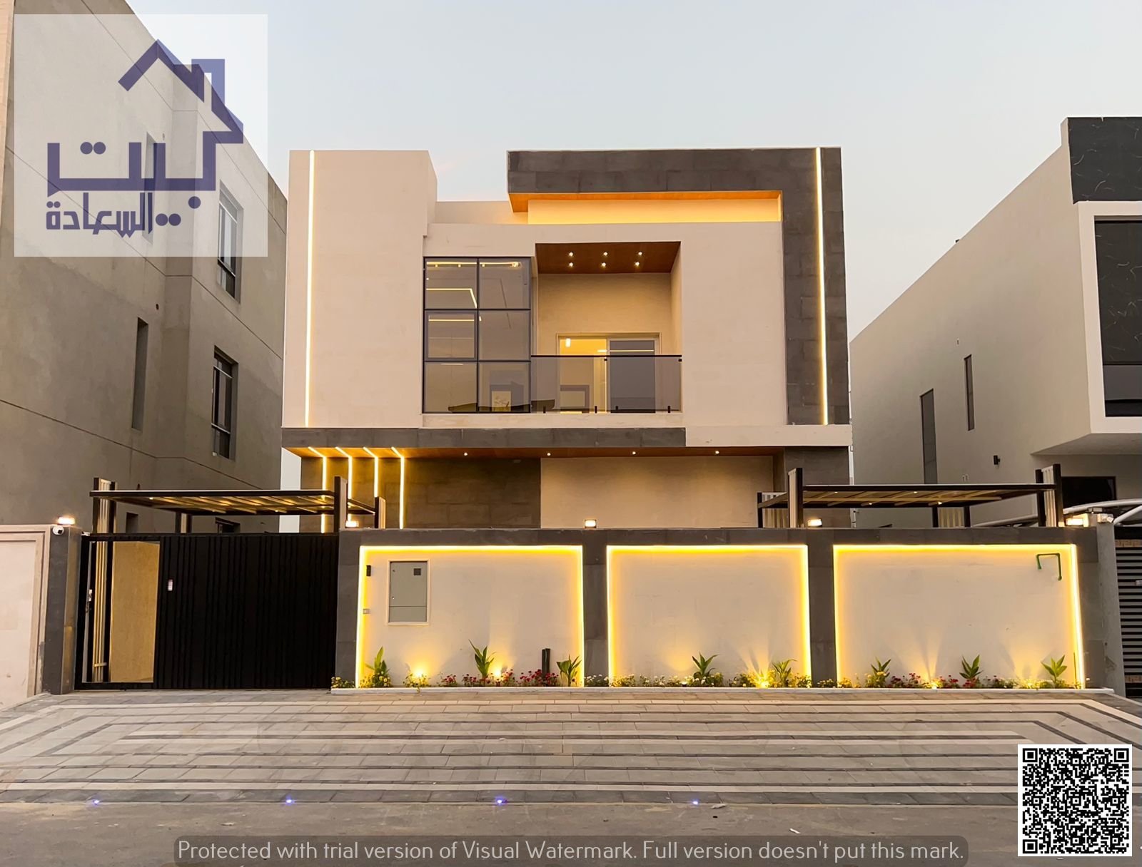 Modern villa for sale in Al Helio 2, Ajman — freehold for life, excellent location, price includes registration & ownership fees, no annual charges.