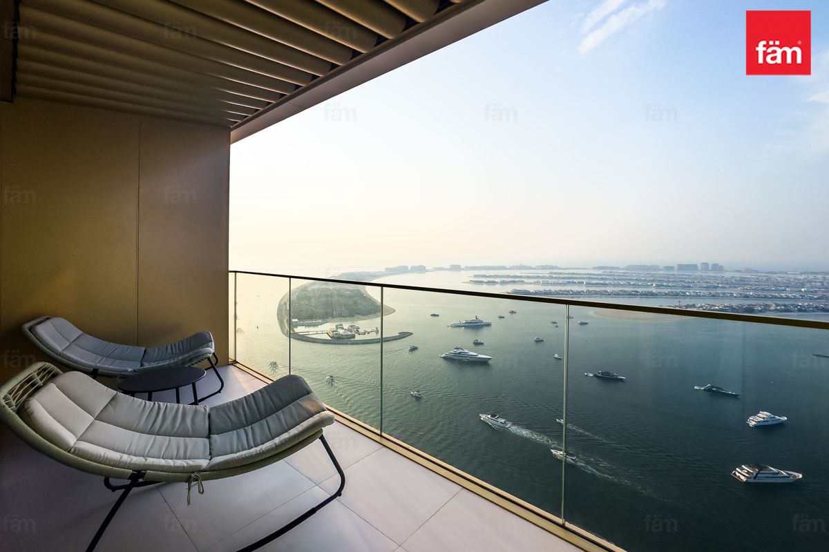 Full Palm Views | Top Floors | Private Beach