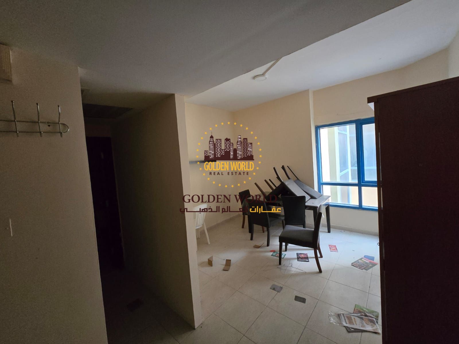 Panoramic studio in Al Qasimia Al Nad, spacious layout, close to all services, prime location, rent AED 25,000 yearly.