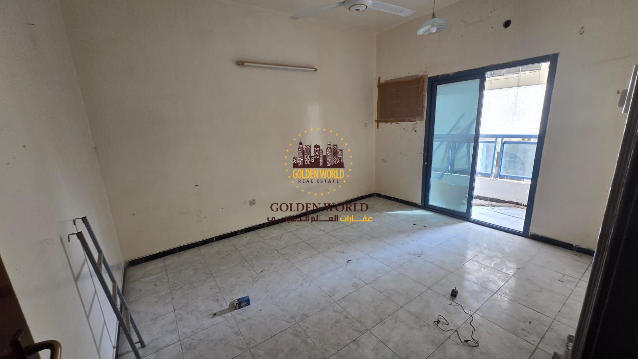 Spacious 3BHK in Al Qasimia Al Nad with balcony, 3 bathrooms, split AC, great layout and special price AED 32,000 yearly.