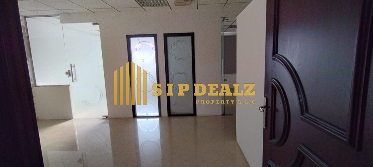 Fully fitted partitioned Office with a pantry and washroom Al Khabaisi road Deira