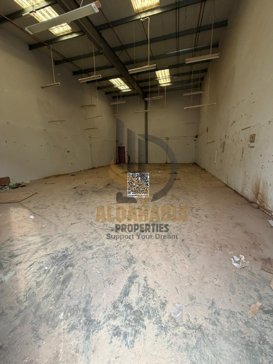 A warehouse is available for annual rent in a prime location in Umm Al Quwain. The unit is suitable for all types of commercial, industrial, and servi