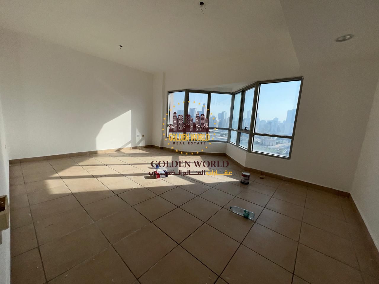 1BR apartment in Al Majaz 2, Wahda Street, free AC, gym, two bathrooms, fully renovated and ready to move in.