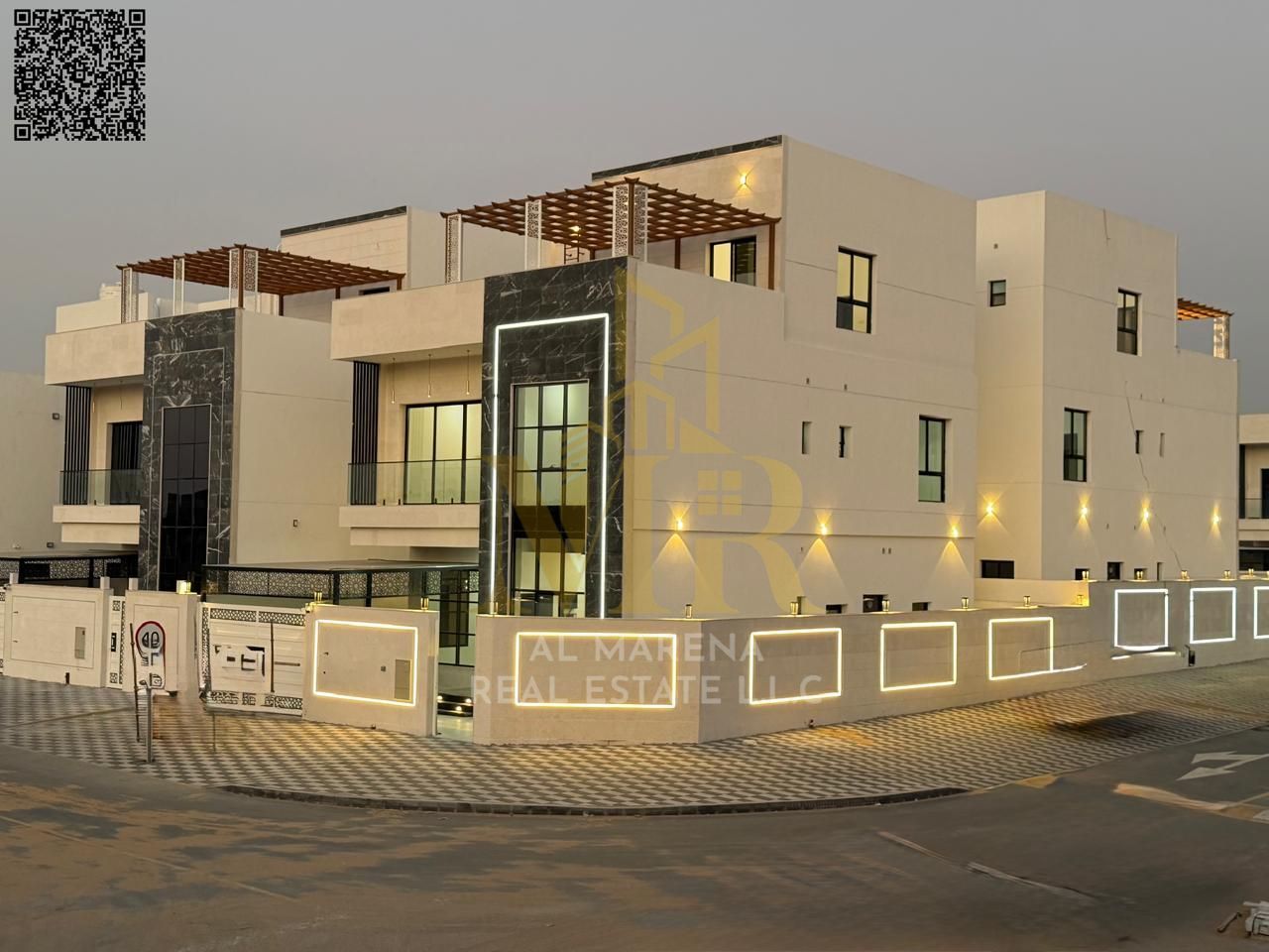 A villa with all registration and ownership fees included, on the main street, ready to move in, in the most prestigious areas of Ajman. Freehold owne