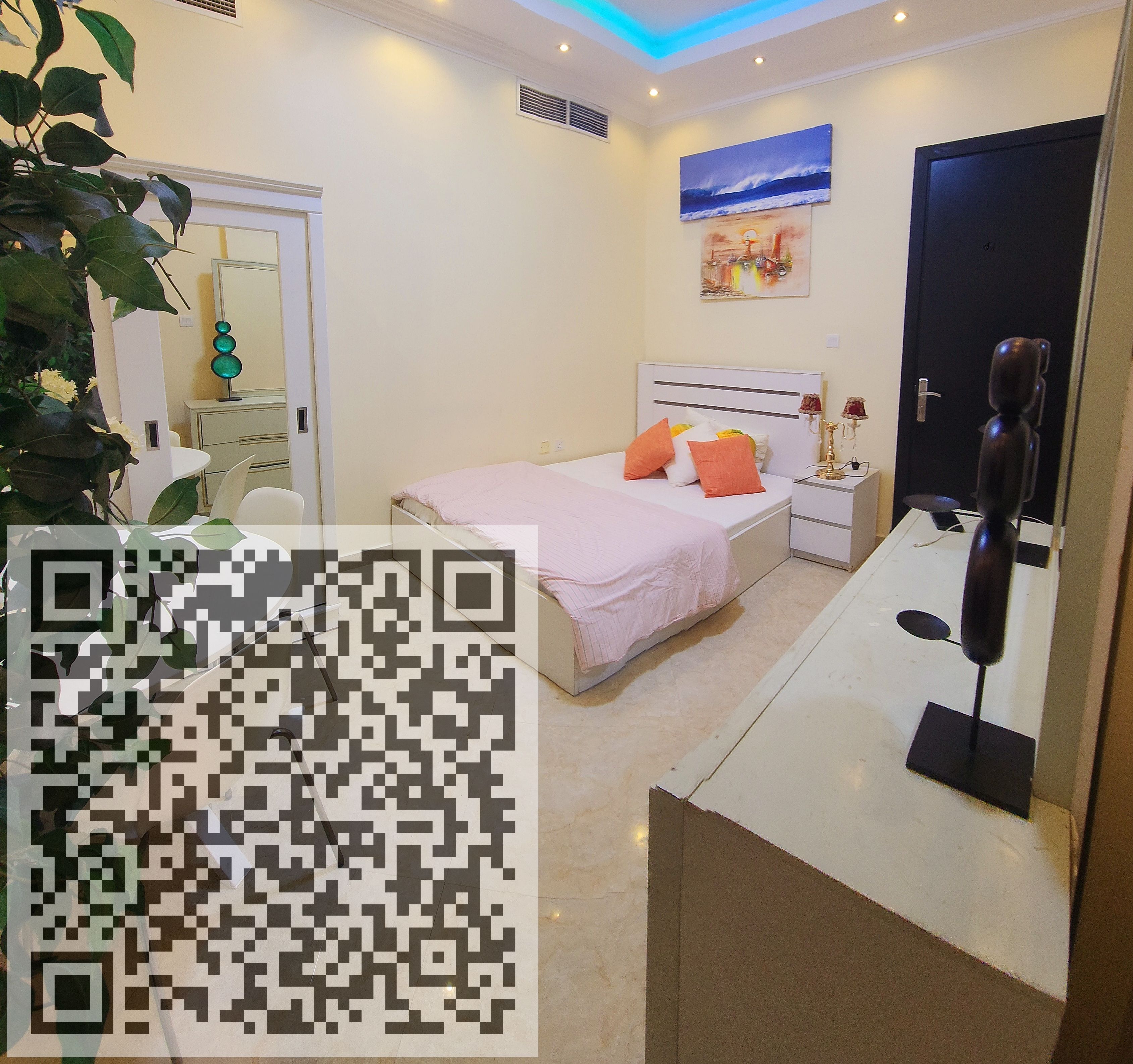 Executive Bachelor Master Bedroom Available in Brand New Apartment